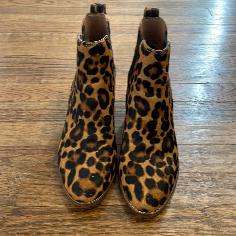 Madewell Leopard Print Booties